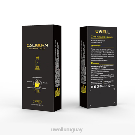 UWELL Montevideo - UWELL CALIBURN G2 bobinas | paquete de 4 un2 mallado-h 1.2ohm PTJR2