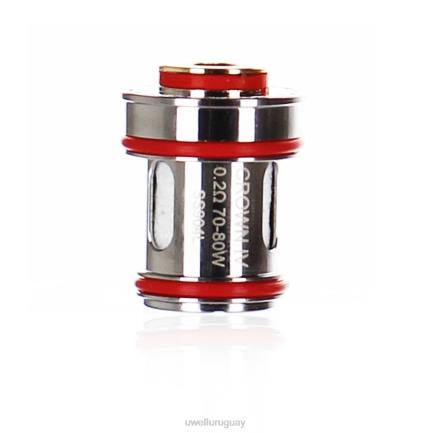 UWELL Montevideo - UWELL CROWN 4 bobinas de repuesto (paquete de 4) doble bobina 0.2ohm PTJR182