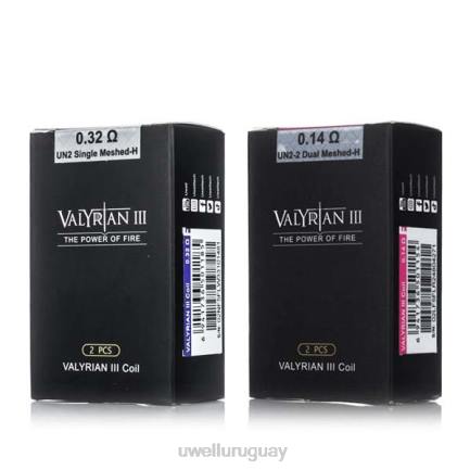UWELL Vape Flavors - UWELL VALYRIAN 3 bobinas de repuesto | 2 paquetes fecrai 0.14ohm PTJR20