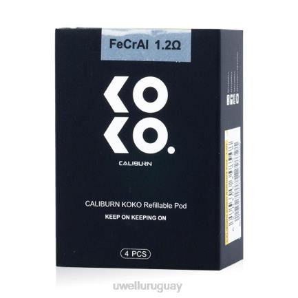 UWELL Disposable Vape - UWELL CALIBURN KOKO vainas (paquete de 4) 1,2 ohmios PTJR95