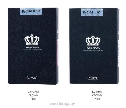 UWELL Disposable Vape - UWELL CROWN vainas (paquete de 2) 0,6 ohmios PTJR265