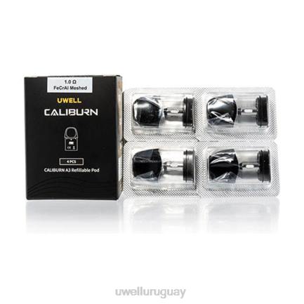 UWELL Review - UWELL CALIBURN A3 vainas de repuesto | paquete de 4 0,8 ohmios 2 PTJR19