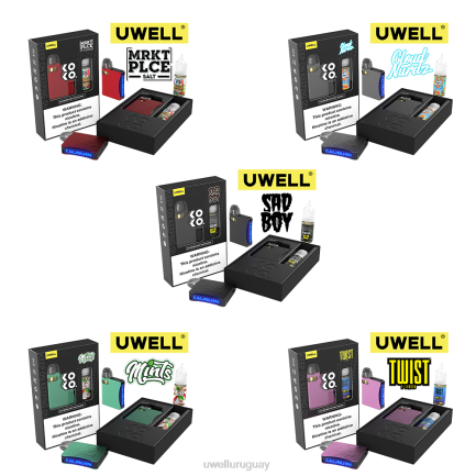 UWELL Montevideo - UWELL CALIBURN AK3 kit + vainas a3s 0.8ohm (x2) + daddy's vapor 10ml sales 50mg crl: cian/flv: menta 50 mg PTJR242