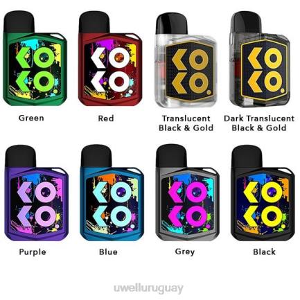 UWELL Review - UWELL CALIBURN KOKO PRIME kit de cápsulas 15w azul PTJR179